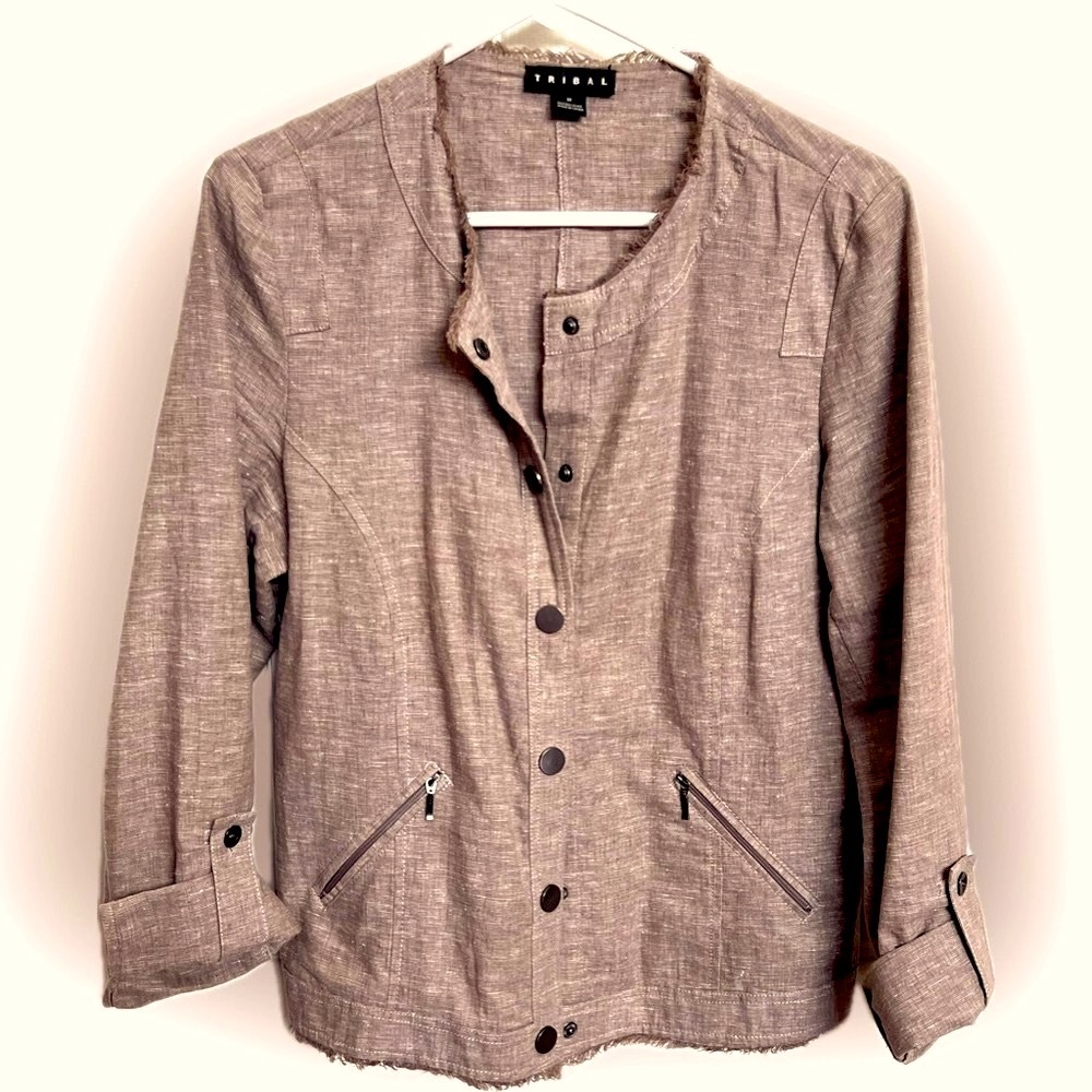 Tribal Linen Cotton Jacket